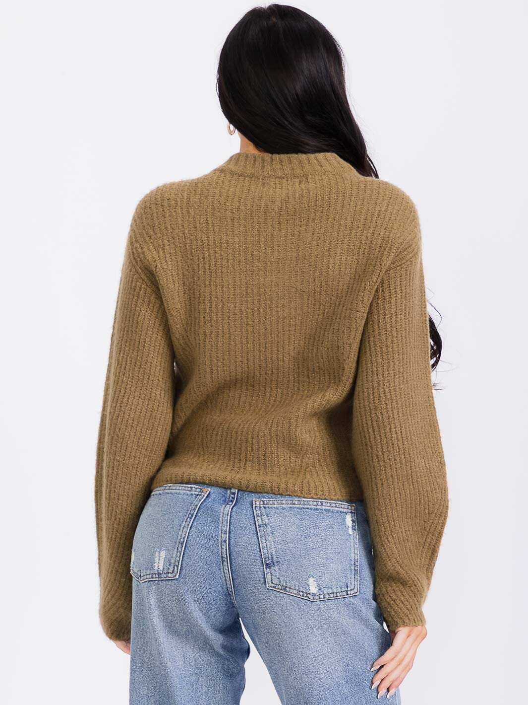 WOMEN'S LONG SLEEVE PULLOVER SWEATER