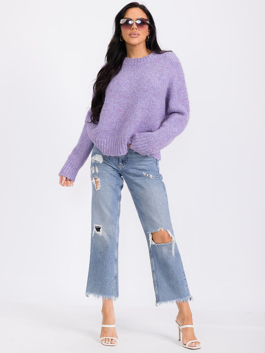 WOMEN'S LONG SLEEVE PULLOVER SWEATER