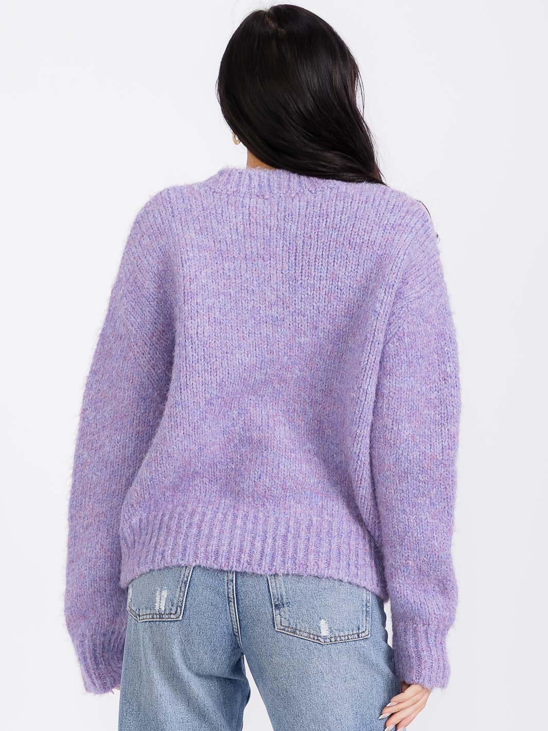WOMEN'S LONG SLEEVE PULLOVER SWEATER