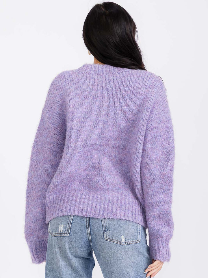 WOMEN'S LONG SLEEVE PULLOVER SWEATER