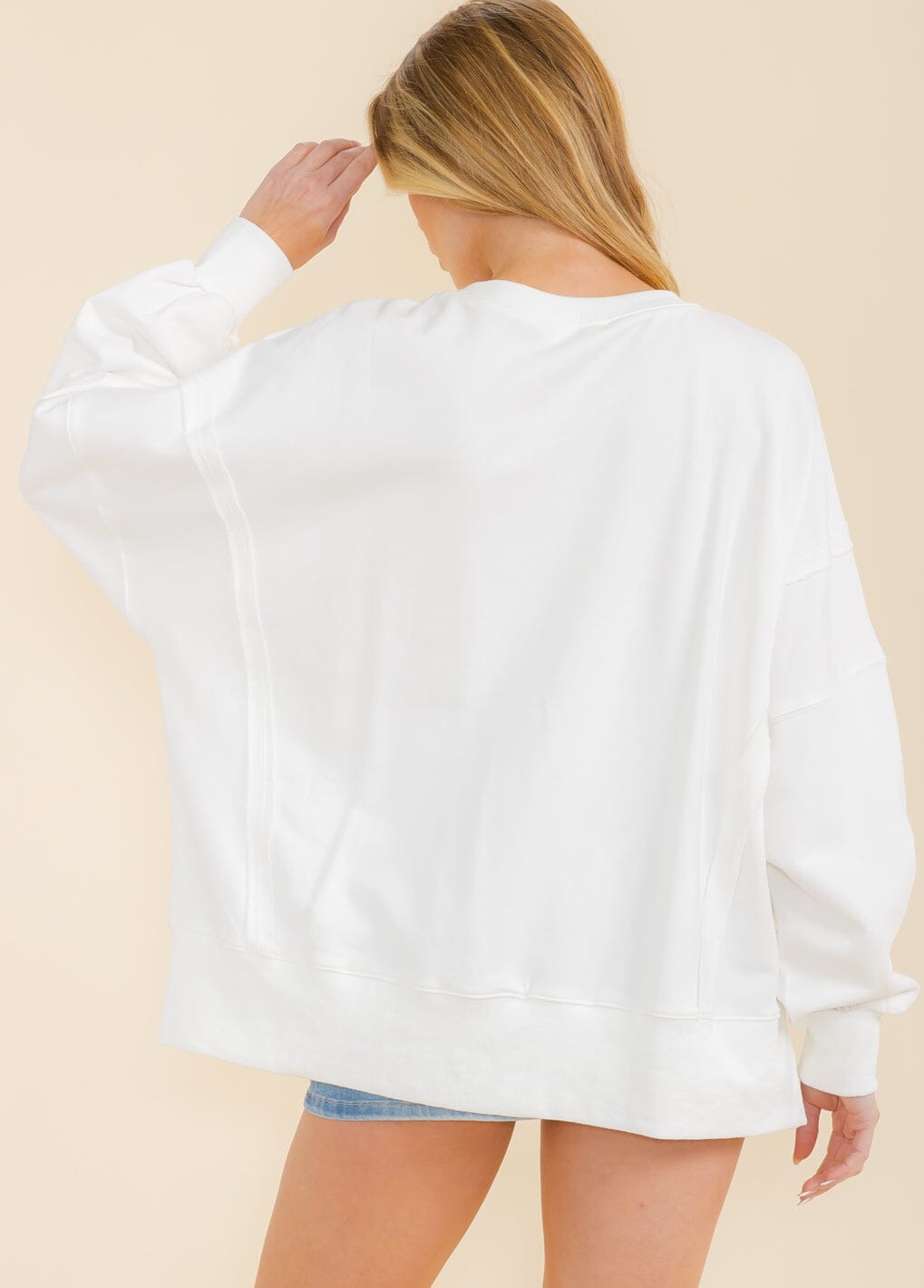 WOMEN'S LONG SLEEVE GRAPHIC PULLOVER SWEATER