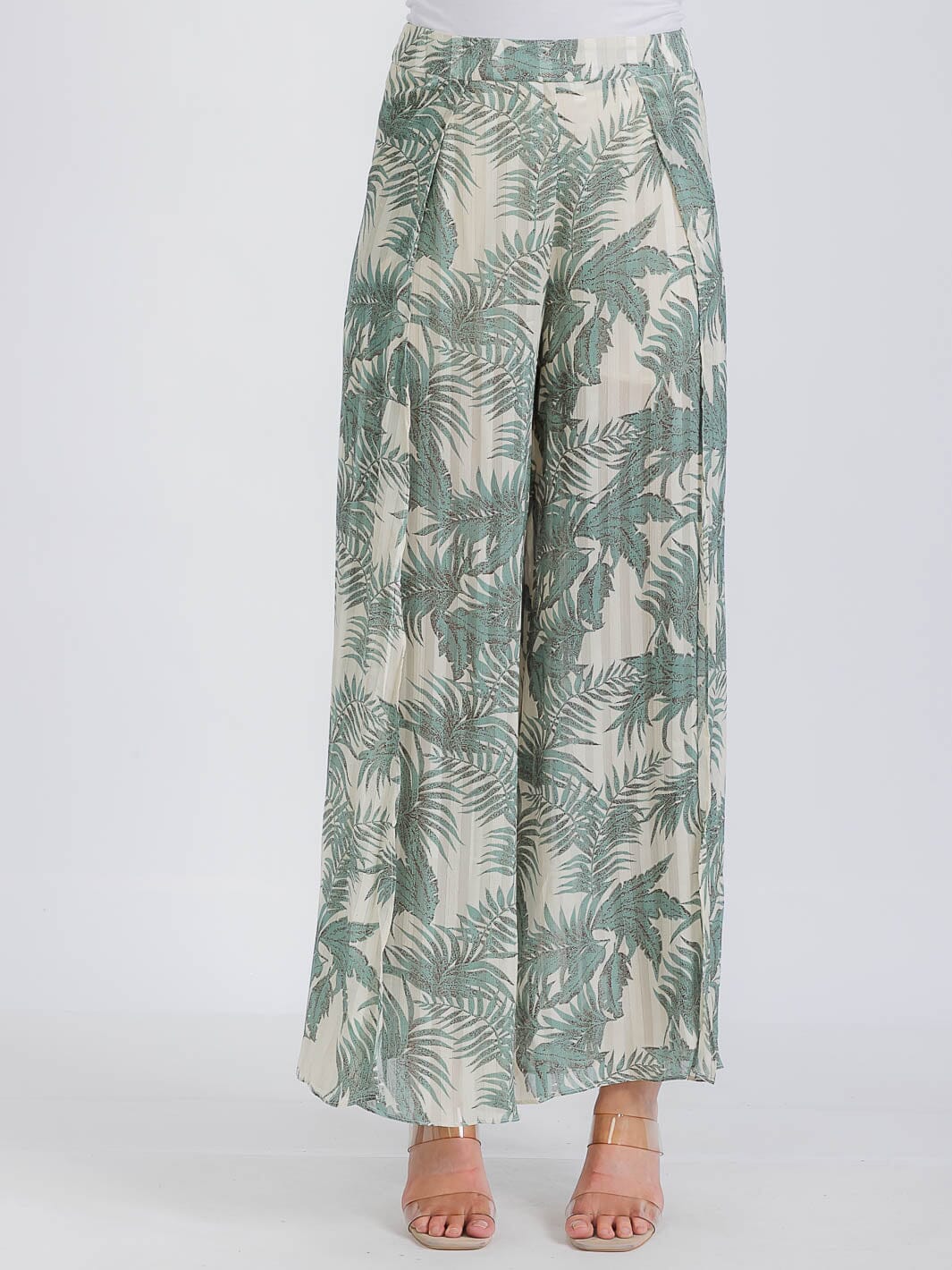 WOMEN'S FLORAL PRINT WOVEN PANT