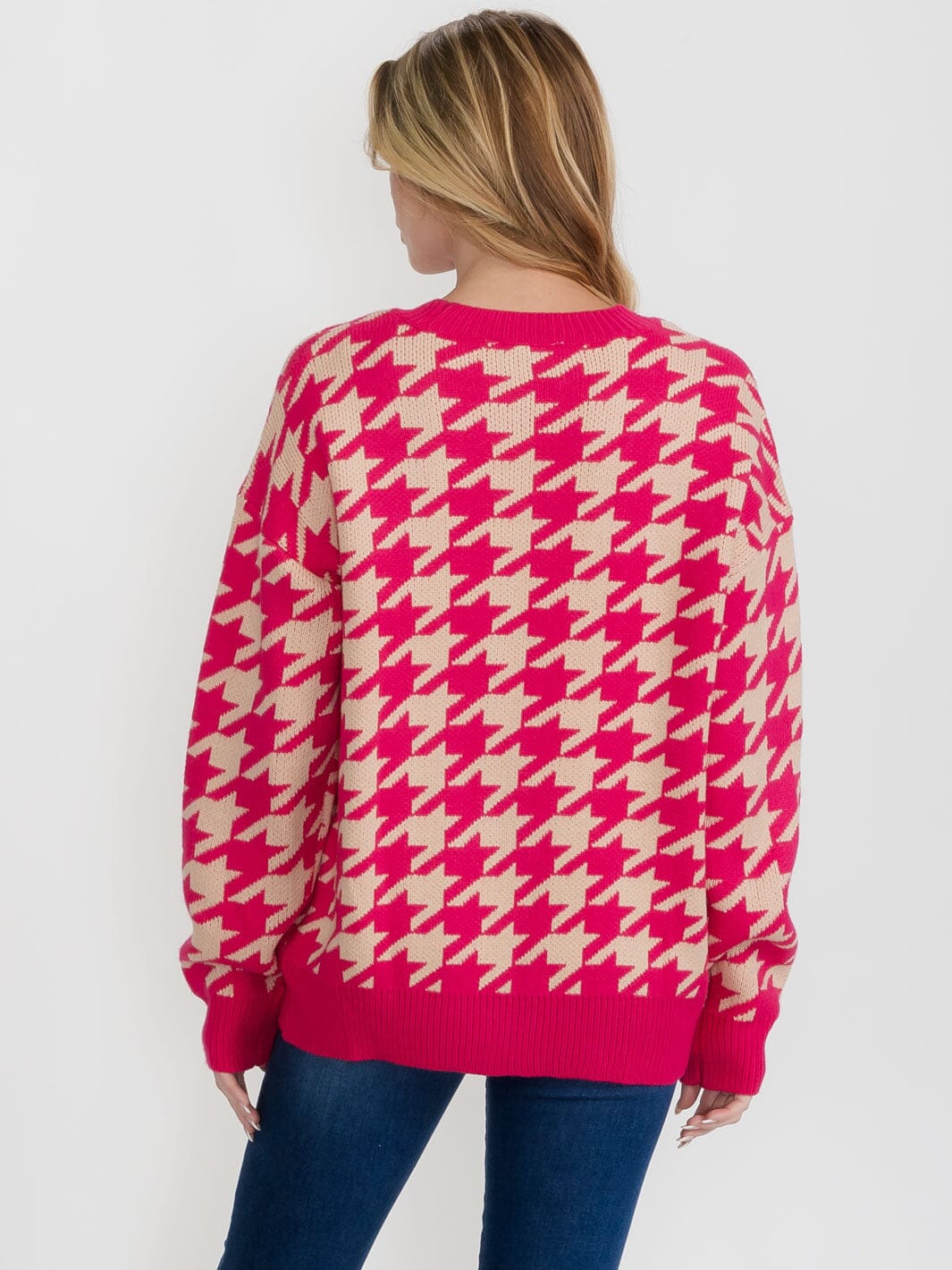 WOMEN'S LONG SLEEVE BUTTON CLOSURE COLORBLOCK CARDIGAN