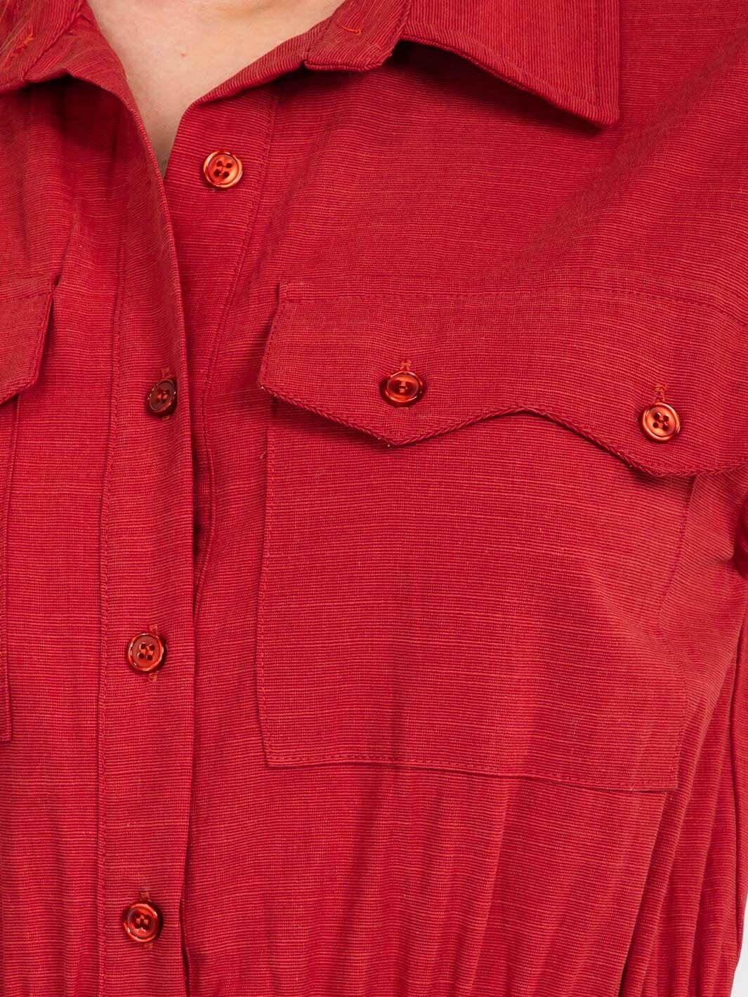 WOMEN'S SLEEVELESS BUTTON UP POCKETS WIDE LEG JUMPSUIT