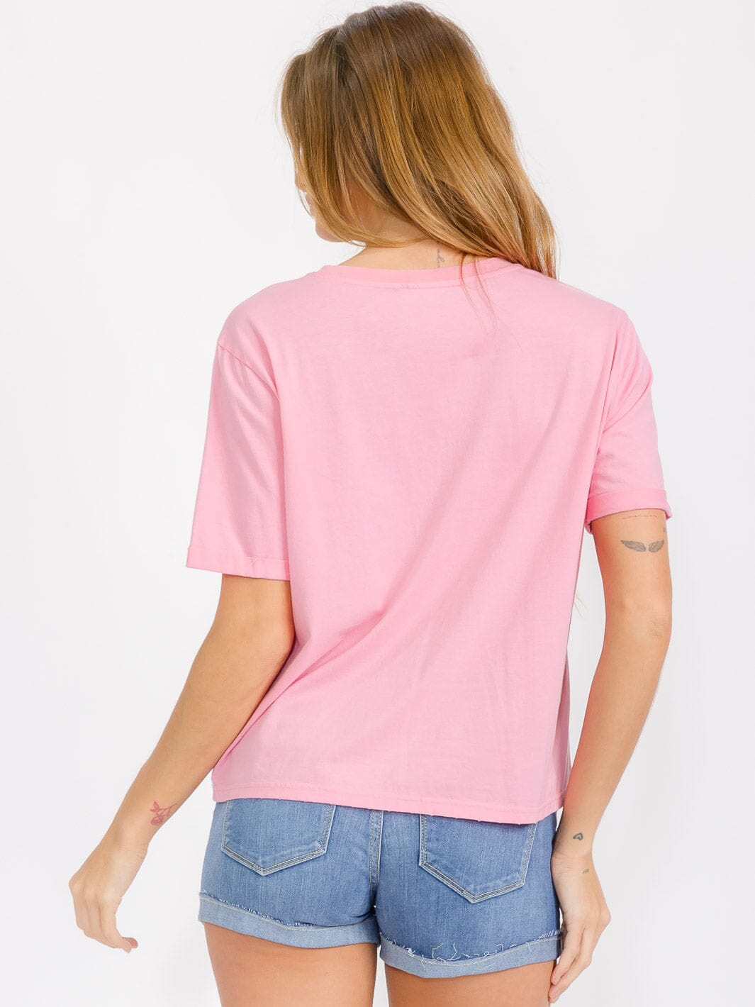 WOMEN'S SHORT SLEEVE BASIC GRAPHIC TOP