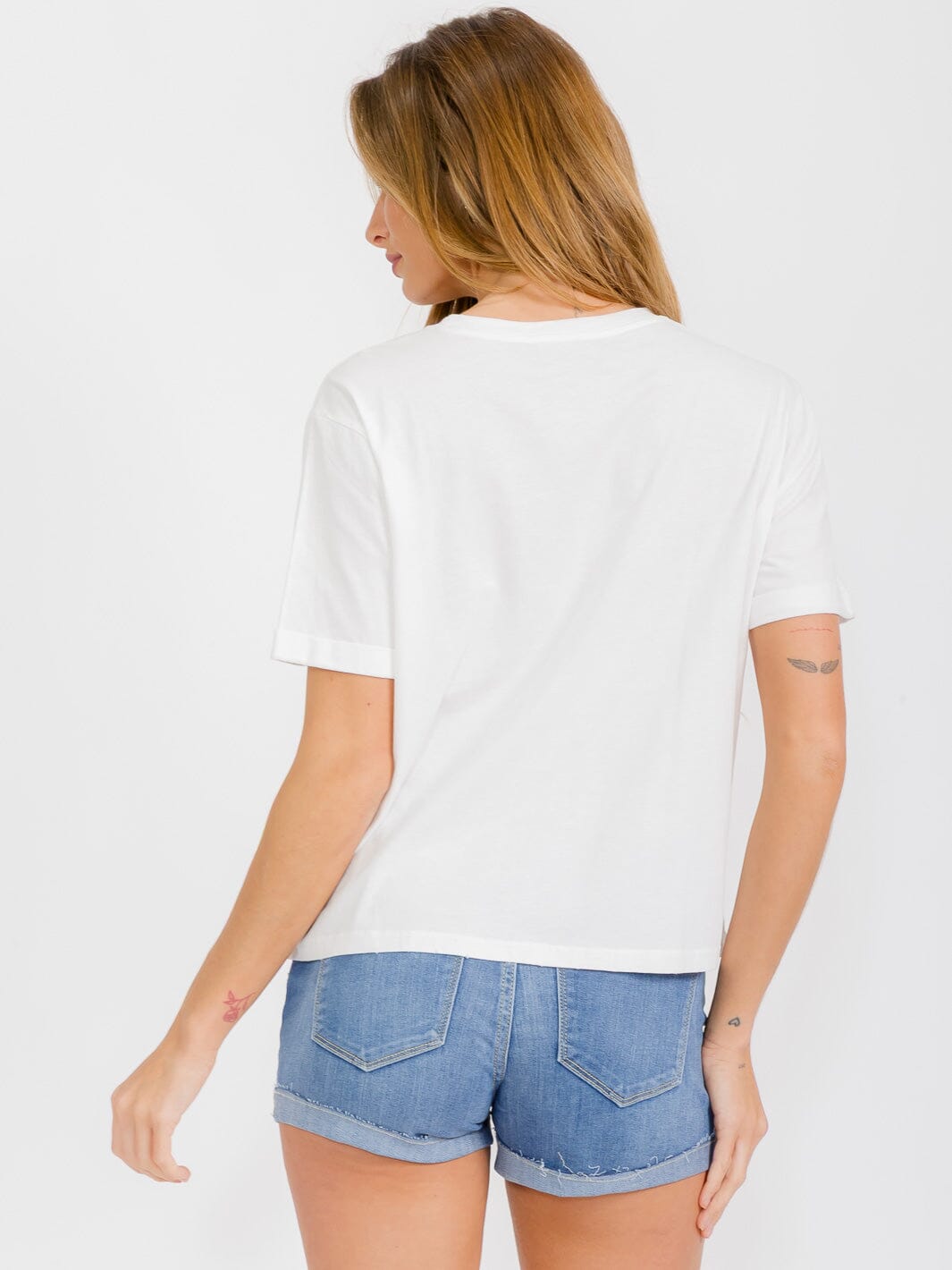 WOMEN'S SHORT SLEEVE BASIC GRAPHIC TOP