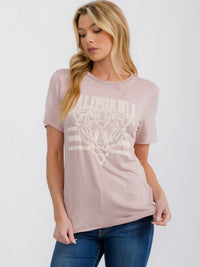 WOMEN'S SHORT SLEEVE GRAPHIC T-SHIRT