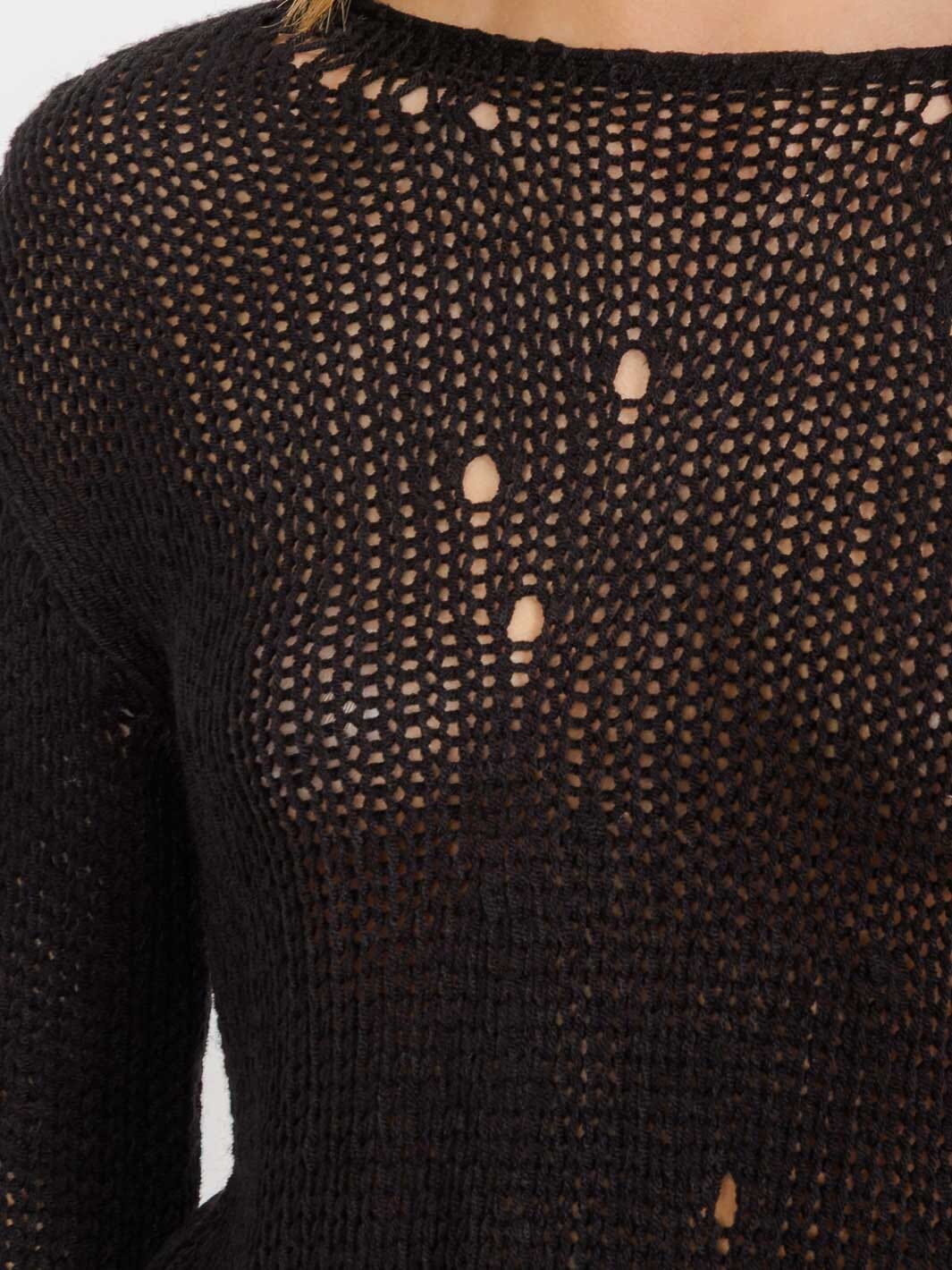 WOMEN'S LONG SLEEVE KNIT PULLOVER SWEATER