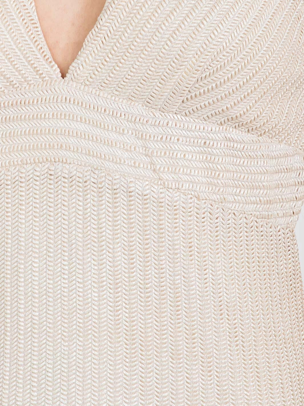 WOMEN'S SLEEVELESS V-NECK RUFFLE BOTTOM HEM SHIMMER MINI DRESS