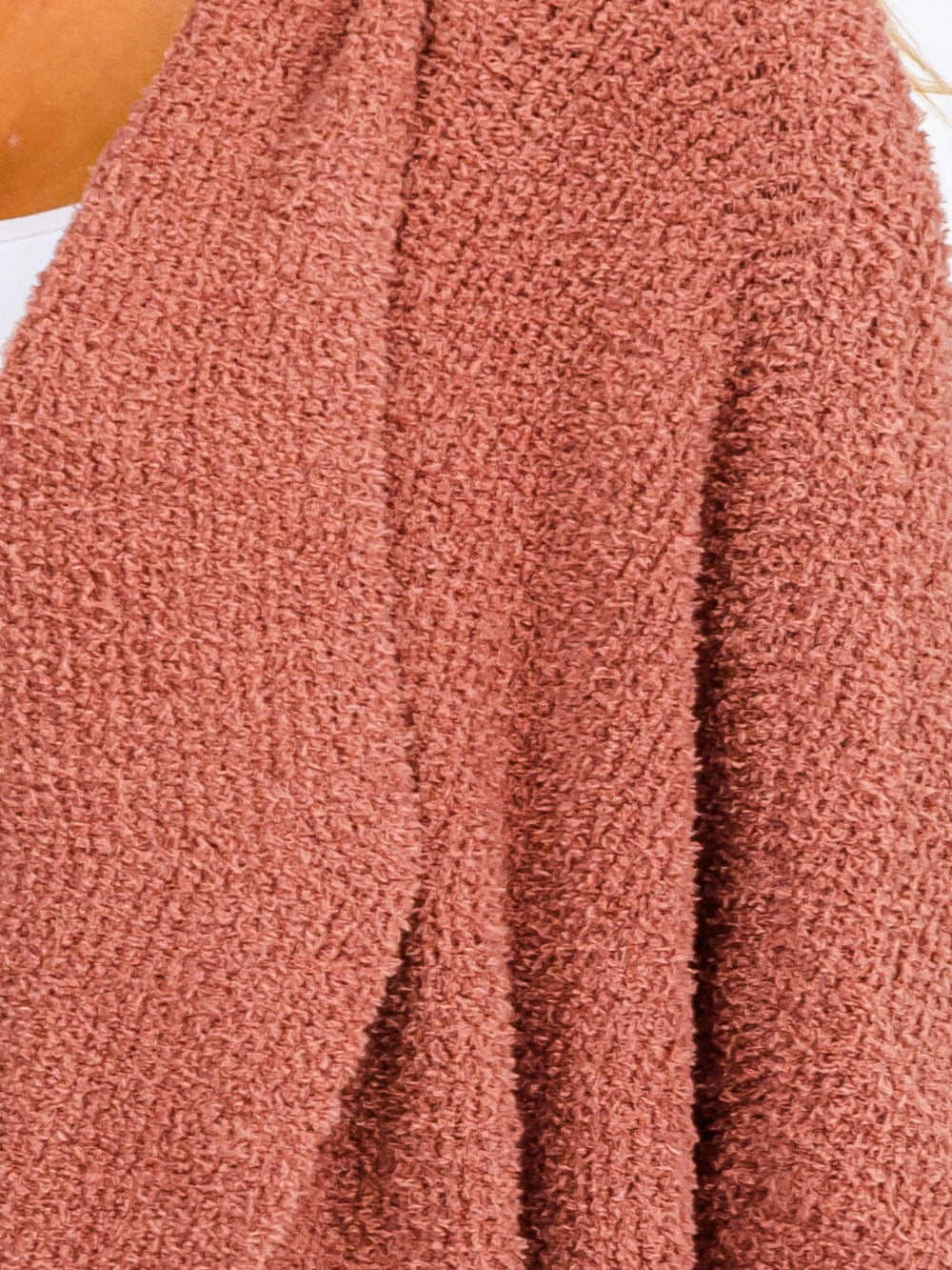 WOMEN'S LONG SLEEVE OPEN FRONT CARDIGAN