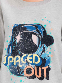 WOMEN'S LONG SLEEVE GRAPHIC PULLOVER SWEATER