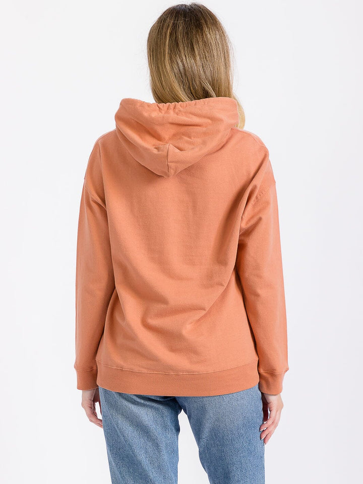 WOMEN'S LONG SLEEVE GRAPHIC PULLOVER HOODIES SWEATER