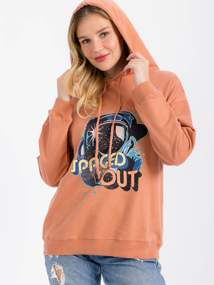 WOMEN'S LONG SLEEVE GRAPHIC PULLOVER HOODIES SWEATER