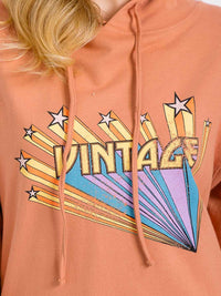 WOMEN'S LONG SLEEVE GRAPHIC PULLOVER HOODIES SWEATER