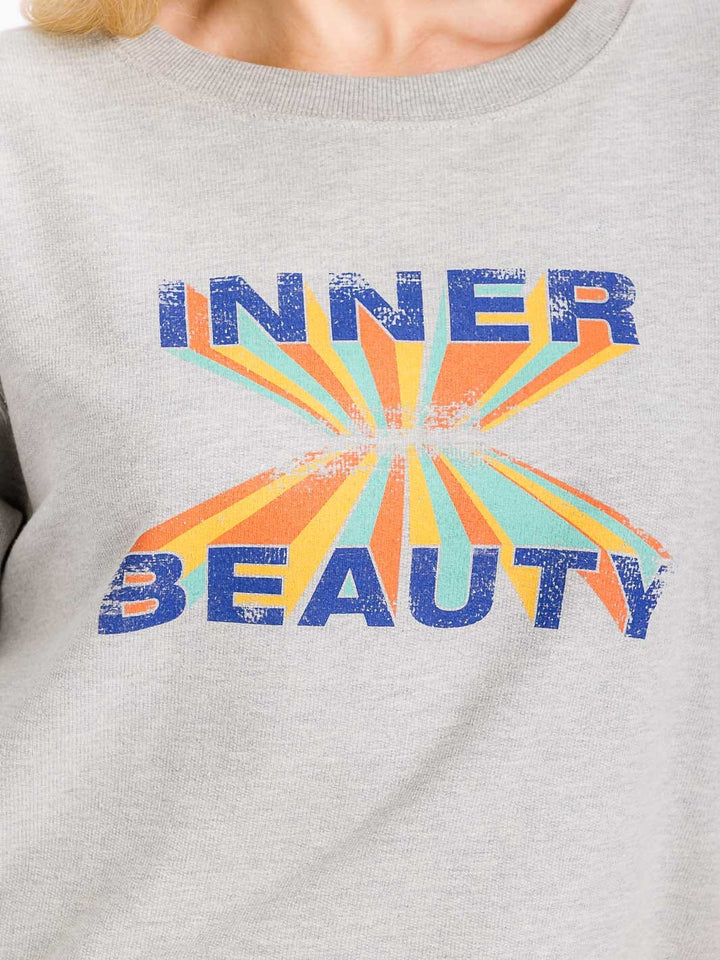 WOMEN'S LONG SLEEVE GRAPHIC PULLOVER SWEATER