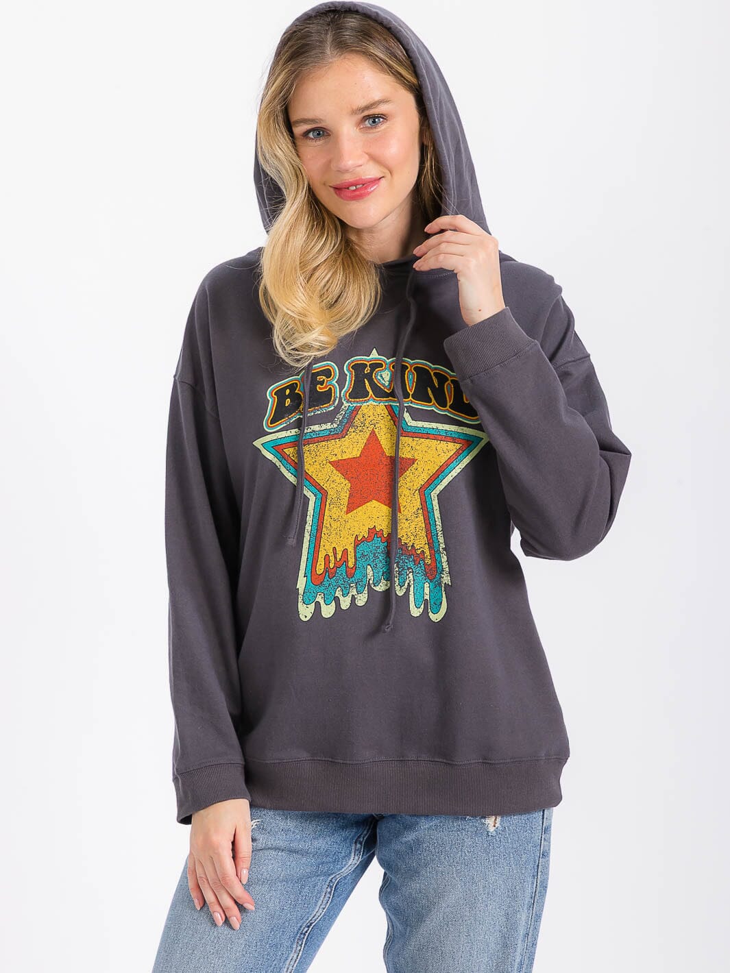 WOMEN'S LONG SLEEVE GRAPHIC PULLOVER HOODIES SWEATER