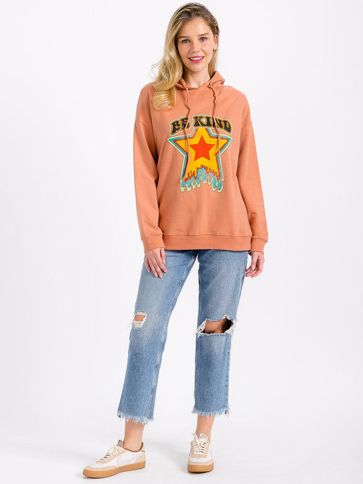 WOMEN'S LONG SLEEVE GRAPHIC PULLOVER HOODIES SWEATER