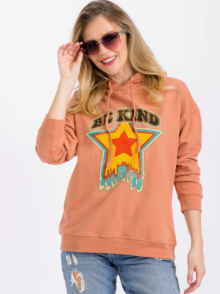 WOMEN'S LONG SLEEVE GRAPHIC PULLOVER HOODIES SWEATER