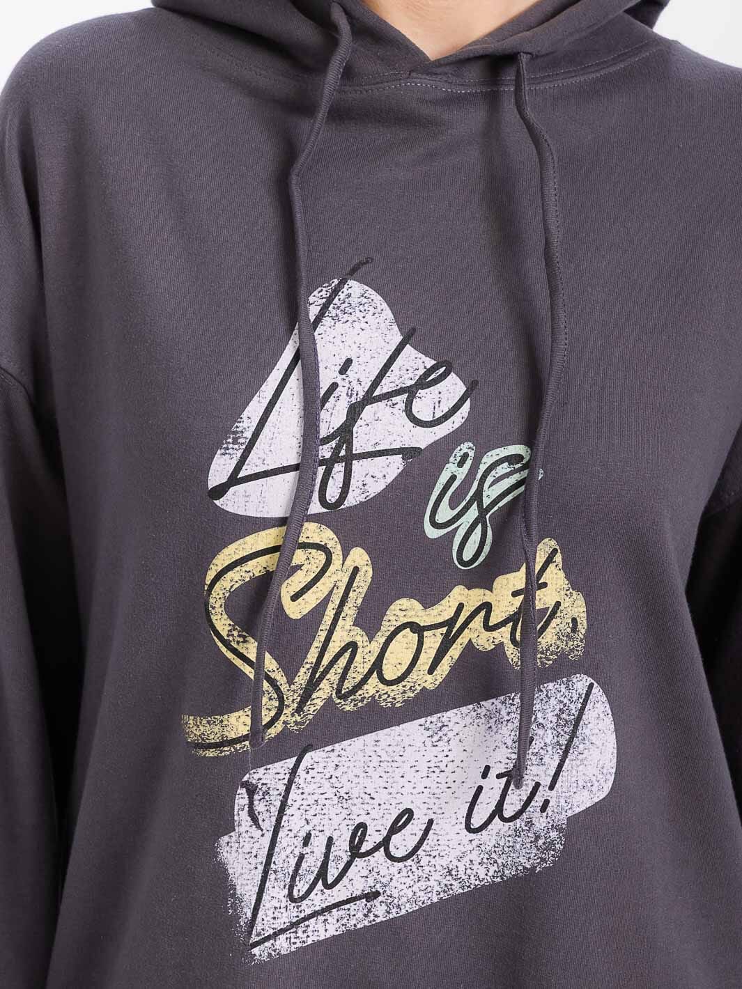 WOMEN'S LONG SLEEVE GRAPHIC PULLOVER HOODIES SWEATER