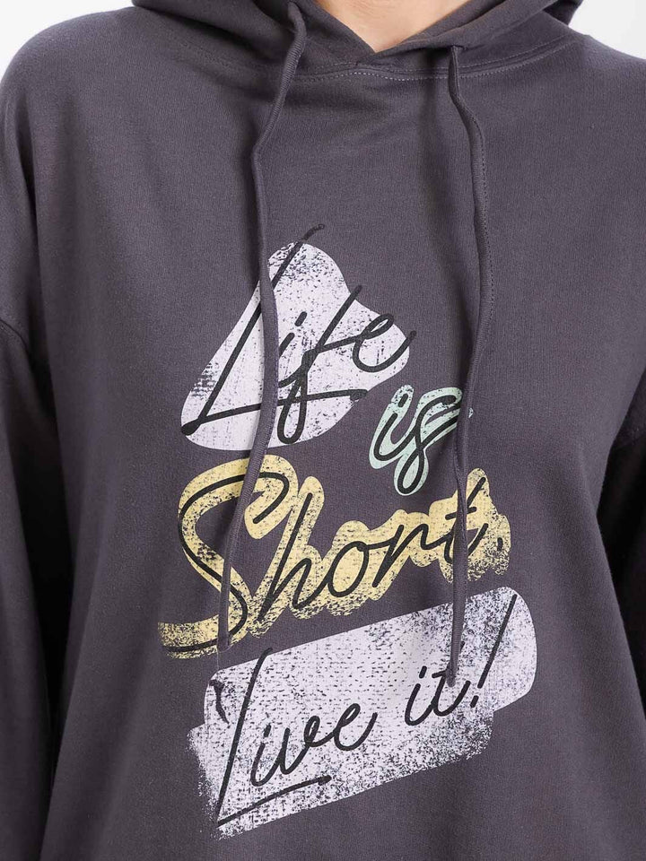 WOMEN'S LONG SLEEVE GRAPHIC PULLOVER HOODIES SWEATER