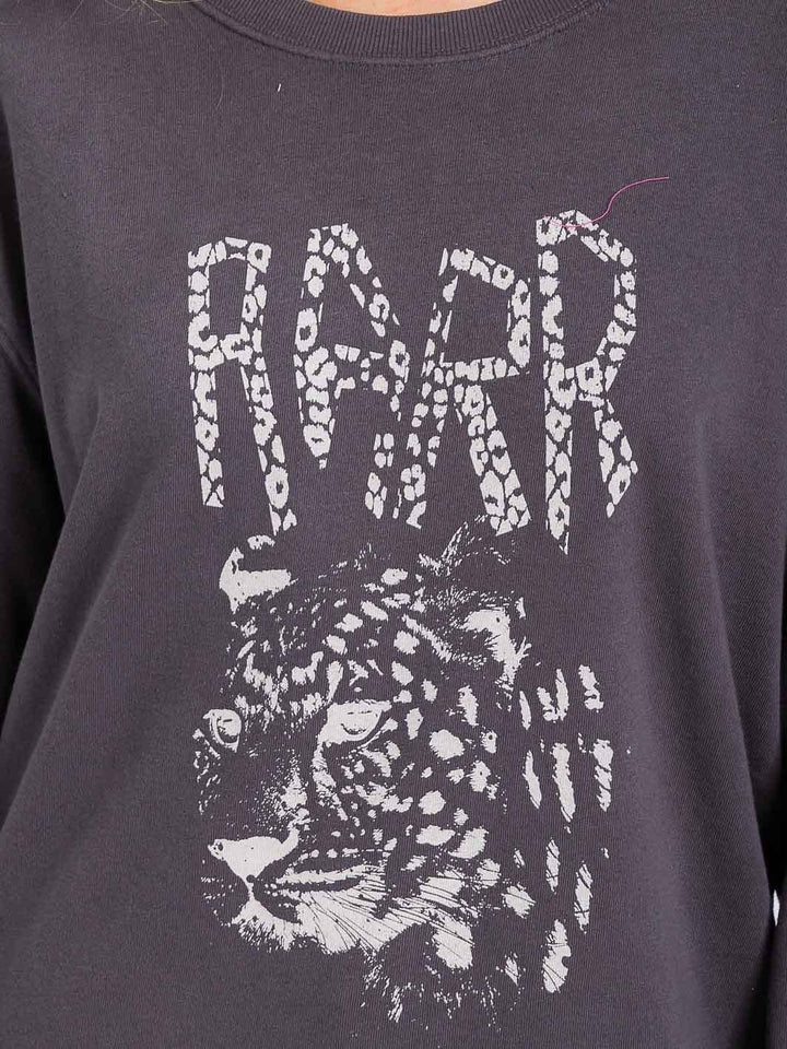 WOMEN'S LONG SLEEVE GRAPHIC PULLOVER SWEATER