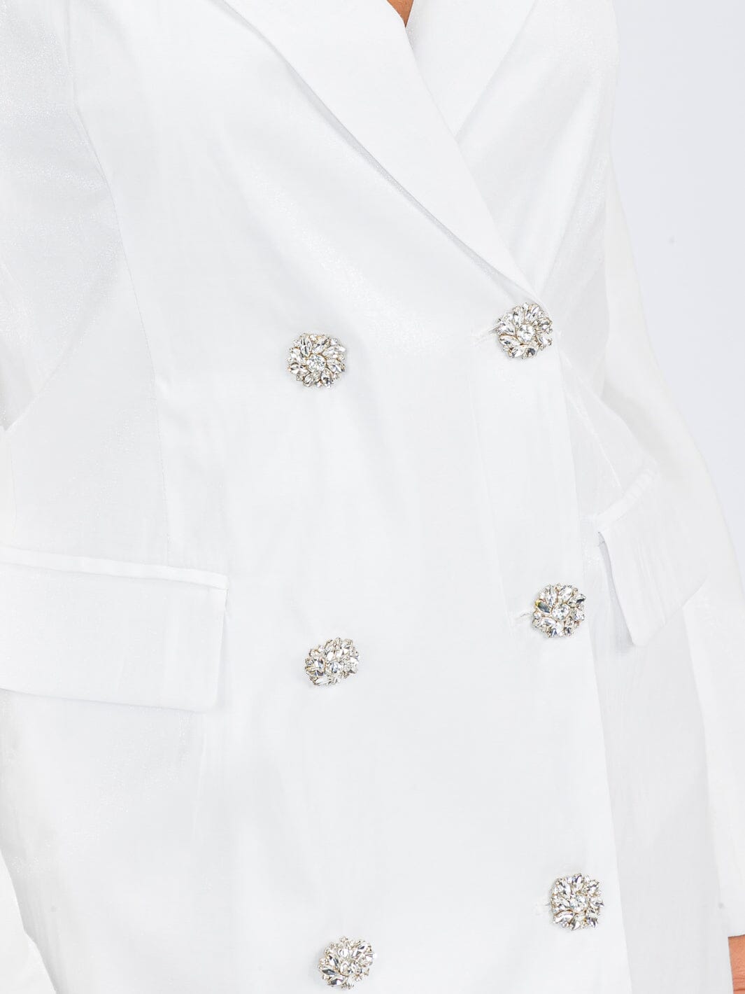 WOMEN'S LONG PUFF SLEEVE BUTTON CLOSURE WRAP MINI DRESS