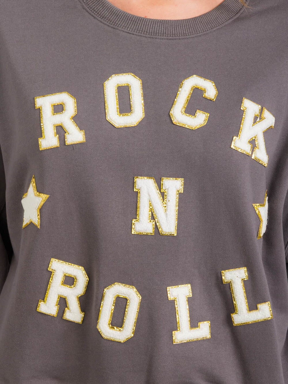 WOMEN'S LONG SLEEVE GRAPGIC PULLOVER SWEATER