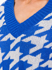 WOMEN'S LONG SLEEVE V-NECK PRINTED CROP TOP