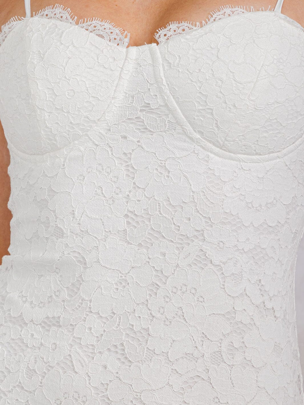 WOMEN'S SLEEVELESS BODYCON LACE ALL OVER MAXI DRESS