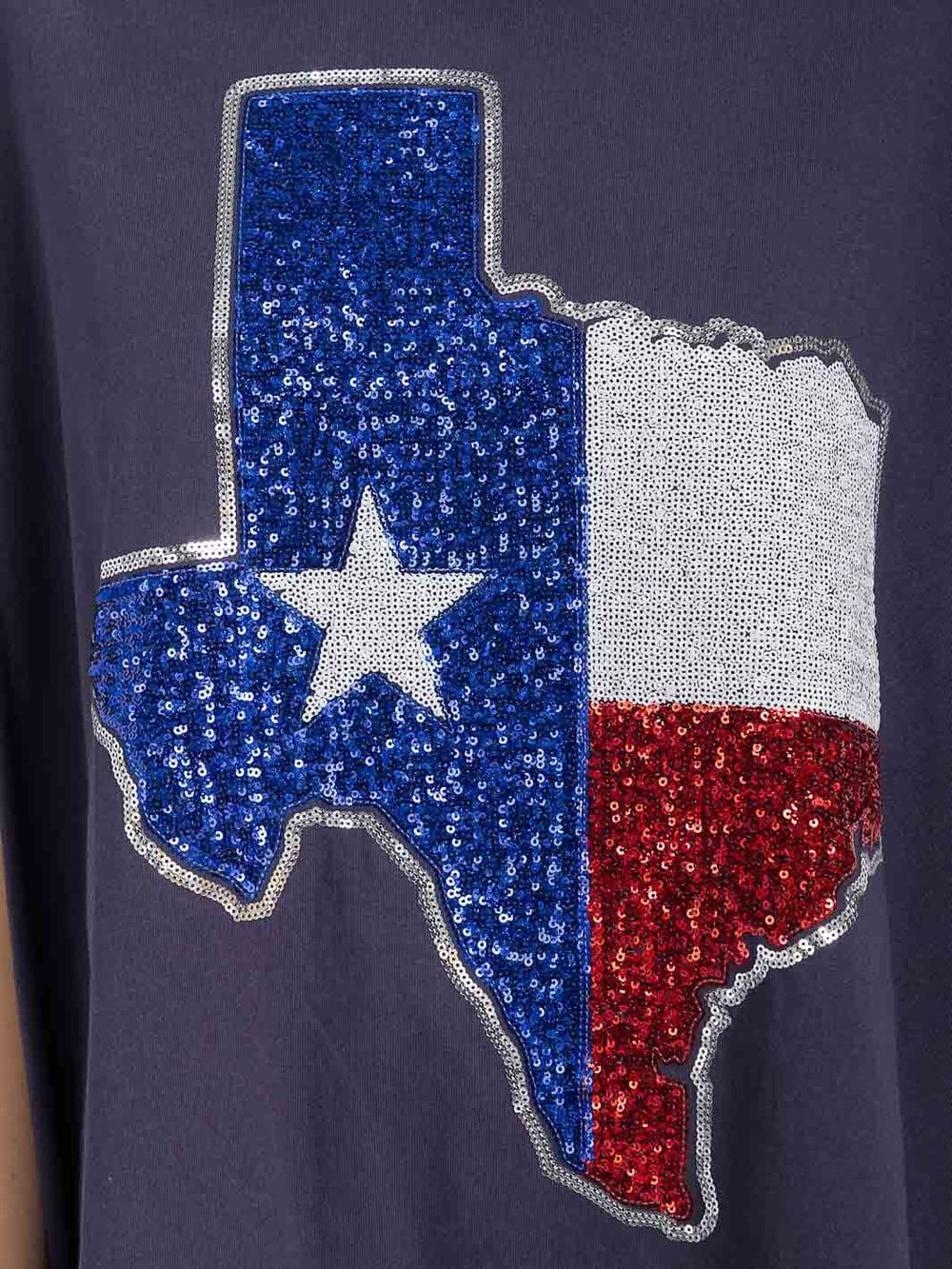 WOMEN'S SHORT SLEEVE HIGH-LOW GRAPHIC PATRIOTIC SHIRT