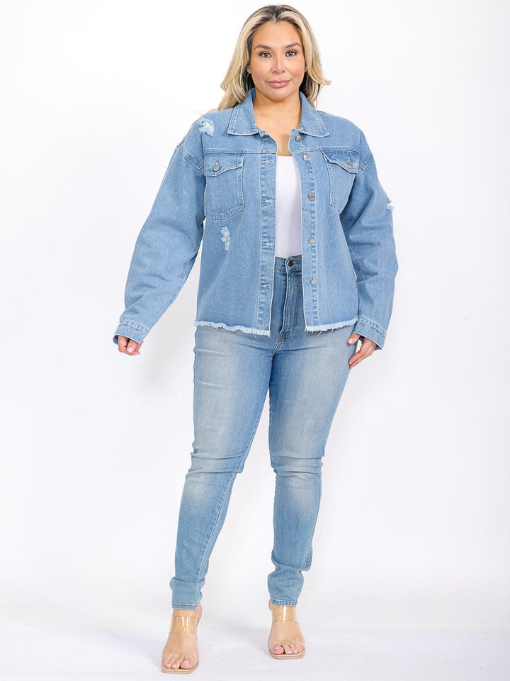 PLUS SIZE LONG SLEEVE COLORBLOCK PULLOVER SWEATER (Copy)