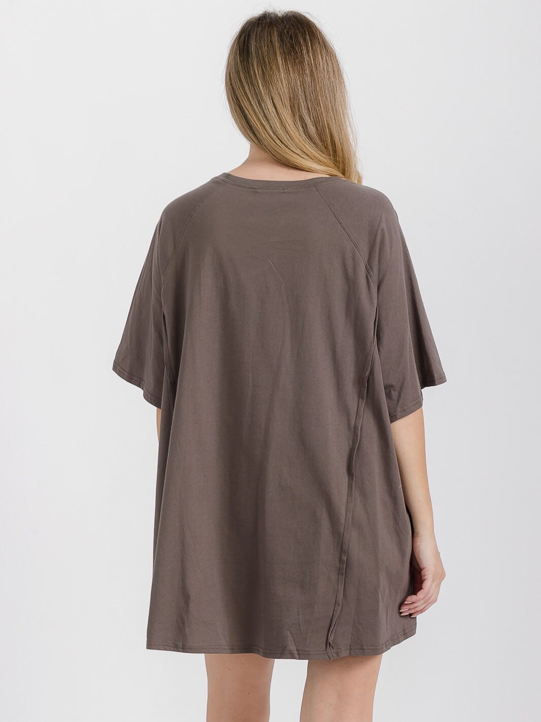 WOMEN'S SHORT SLEEVE HIGH-LOW GRAPHIC PATRIOTIC OVERSIZED SHIRT