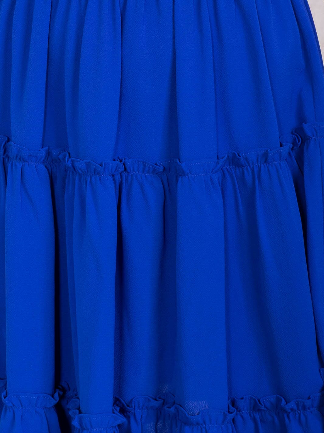 WOMEN'S SHORT SLEEVE V-NECK ELASTIC WAIST TIERED MINI DRESS