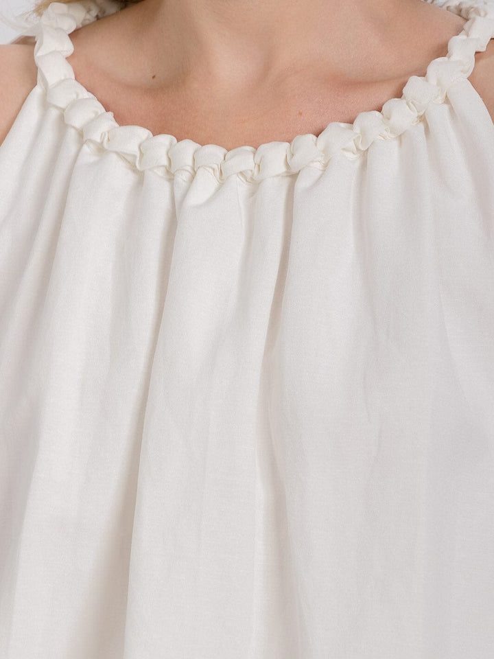 WOMEN'S SLEEVELESS HALTER NECK TOP