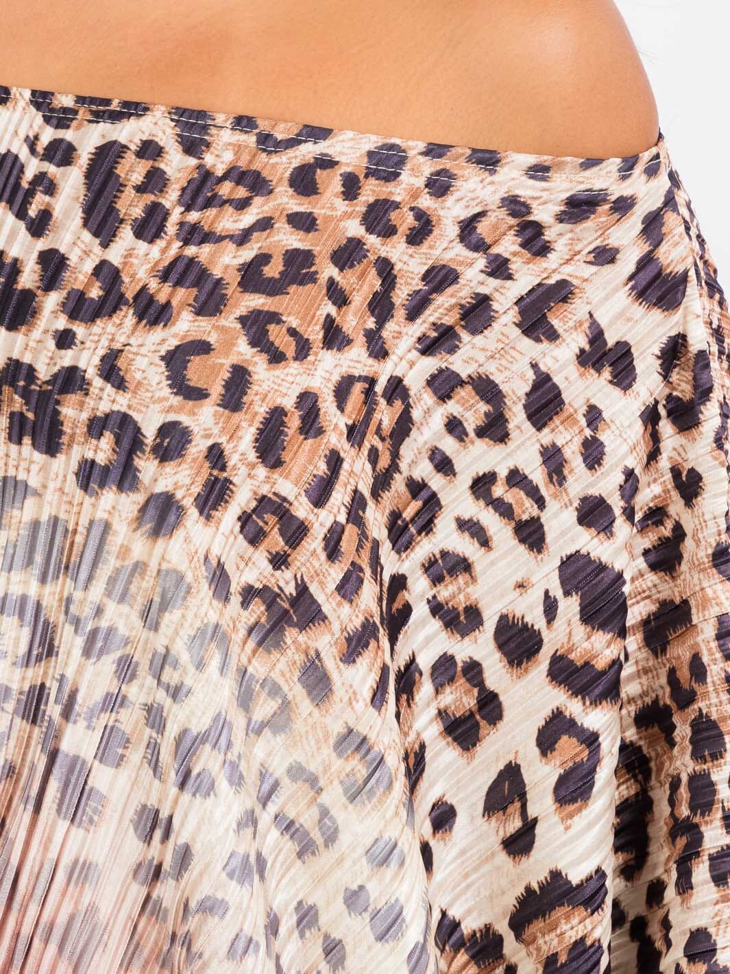 WOMEN'S LONG SLEEVE TOP & WIDE LEG PANTS ANIMAL PRINT 2PC. SET