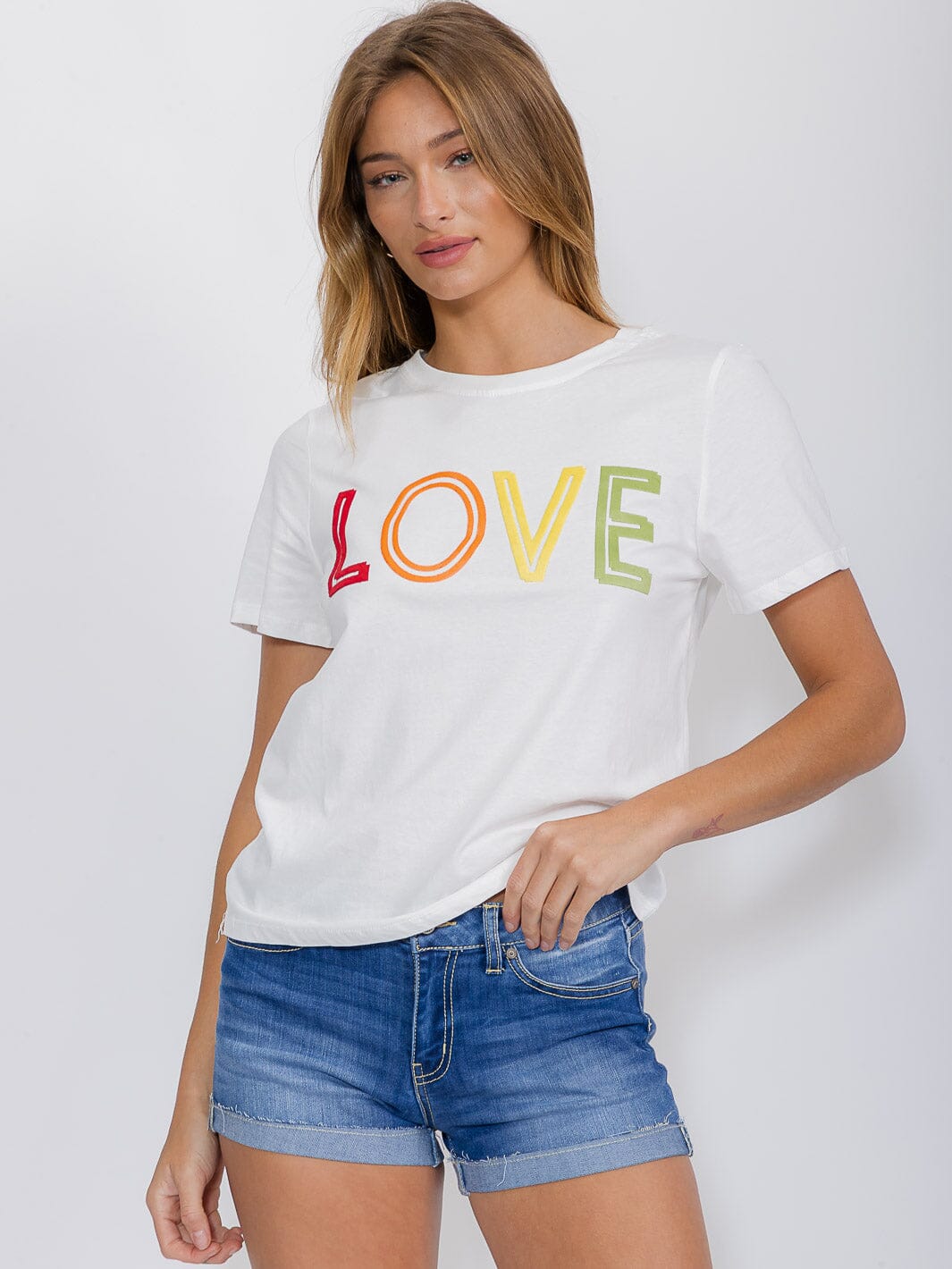 WOMEN'S SHORT SLEEVE GRAPHIC TOP