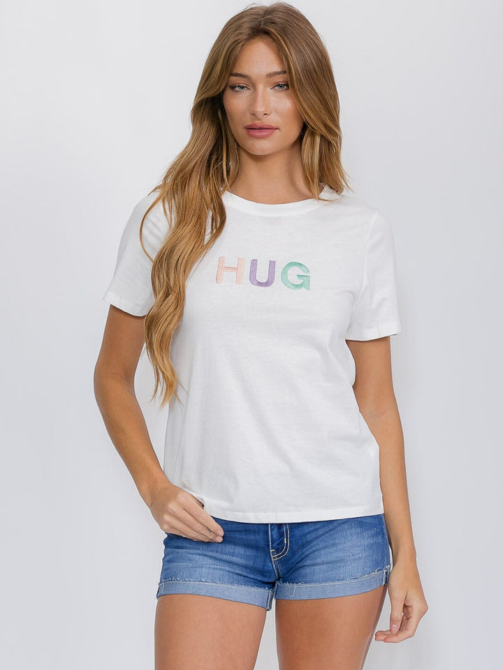 WOMEN'S SHORT SLEEVE GRAPHIC TOP