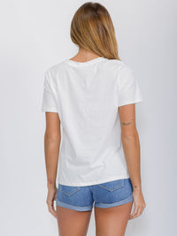 WOMEN'S SHORT SLEEVE GRAPHIC TOP