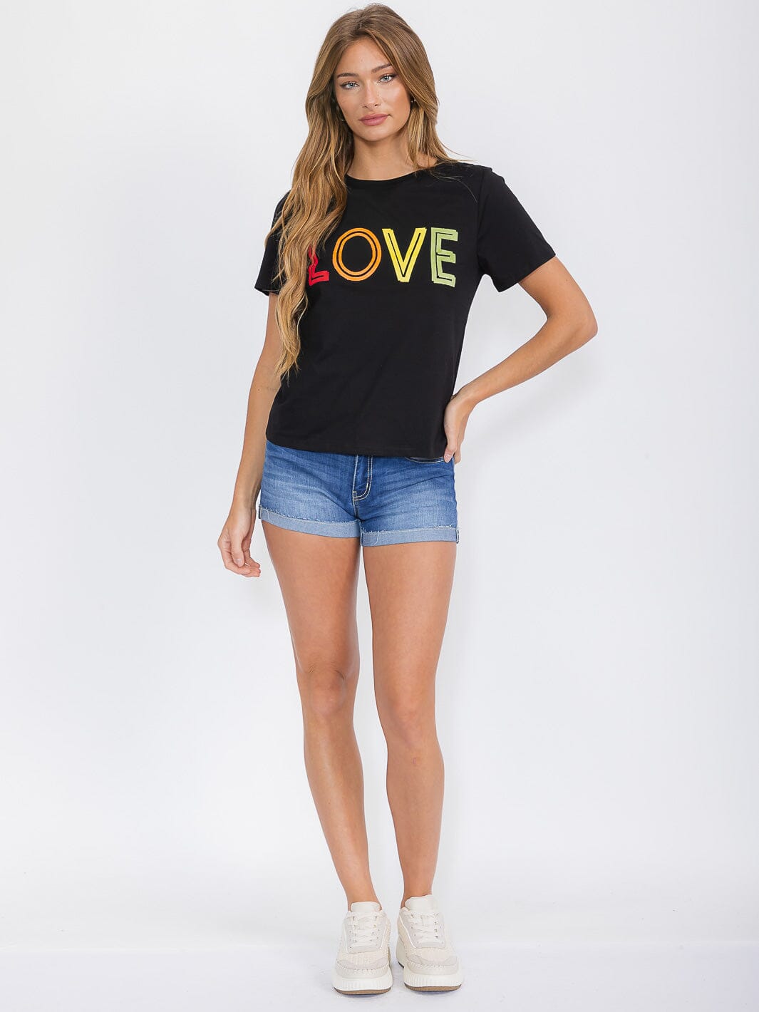 WOMEN'S SHORT SLEEVE GRAPHIC TOP