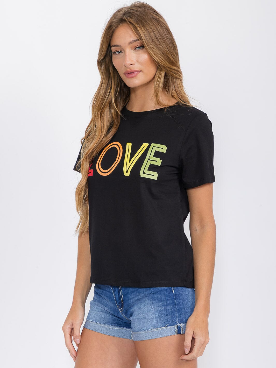 WOMEN'S SHORT SLEEVE GRAPHIC TOP