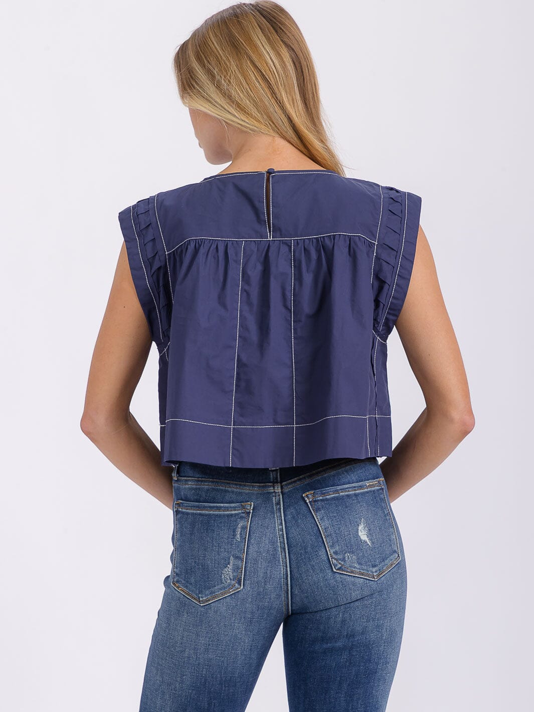 WOMEN'S SLEEVELESS TUNIC TOP