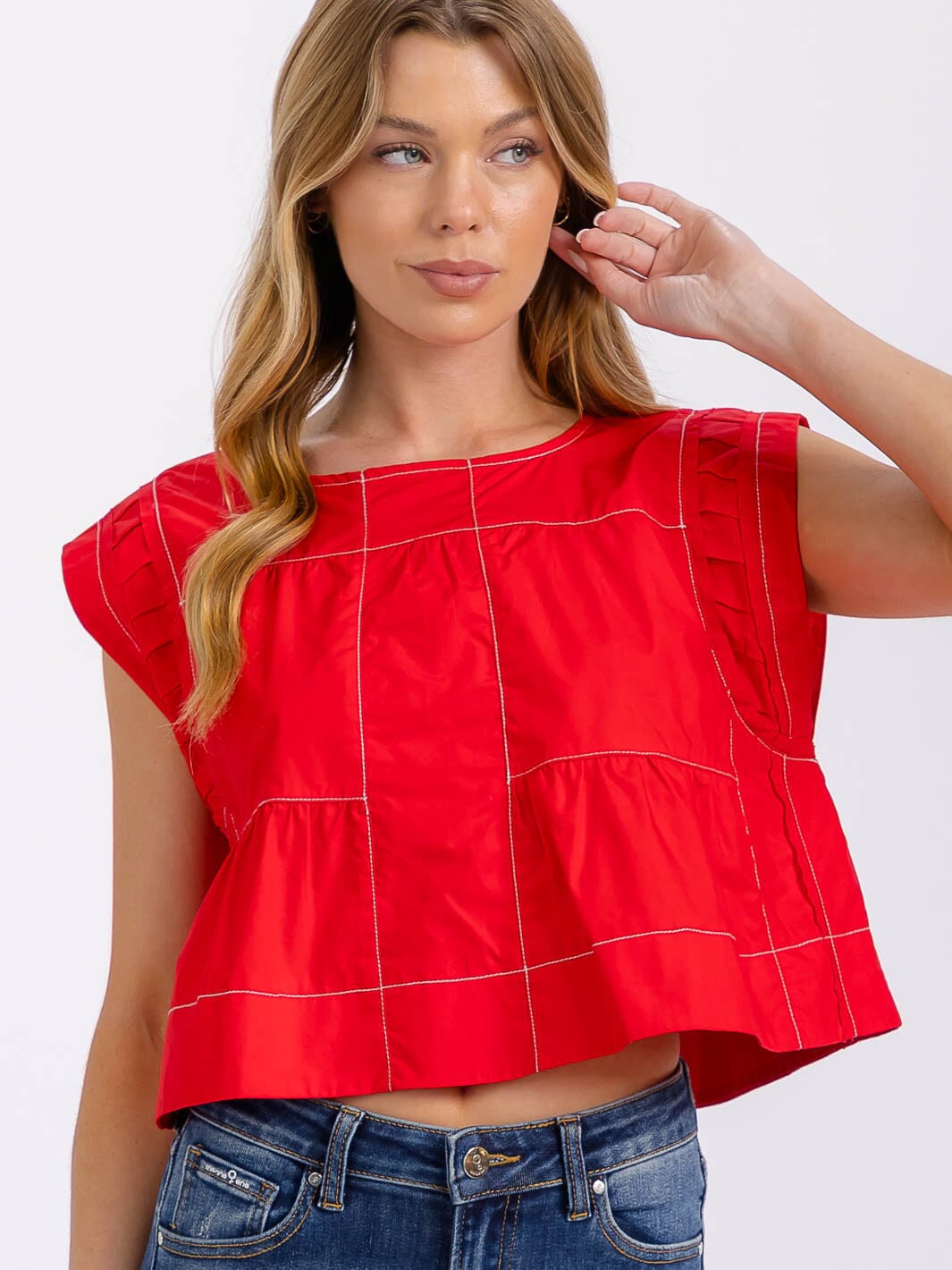 WOMEN'S SLEEVELESS TUNIC TOP