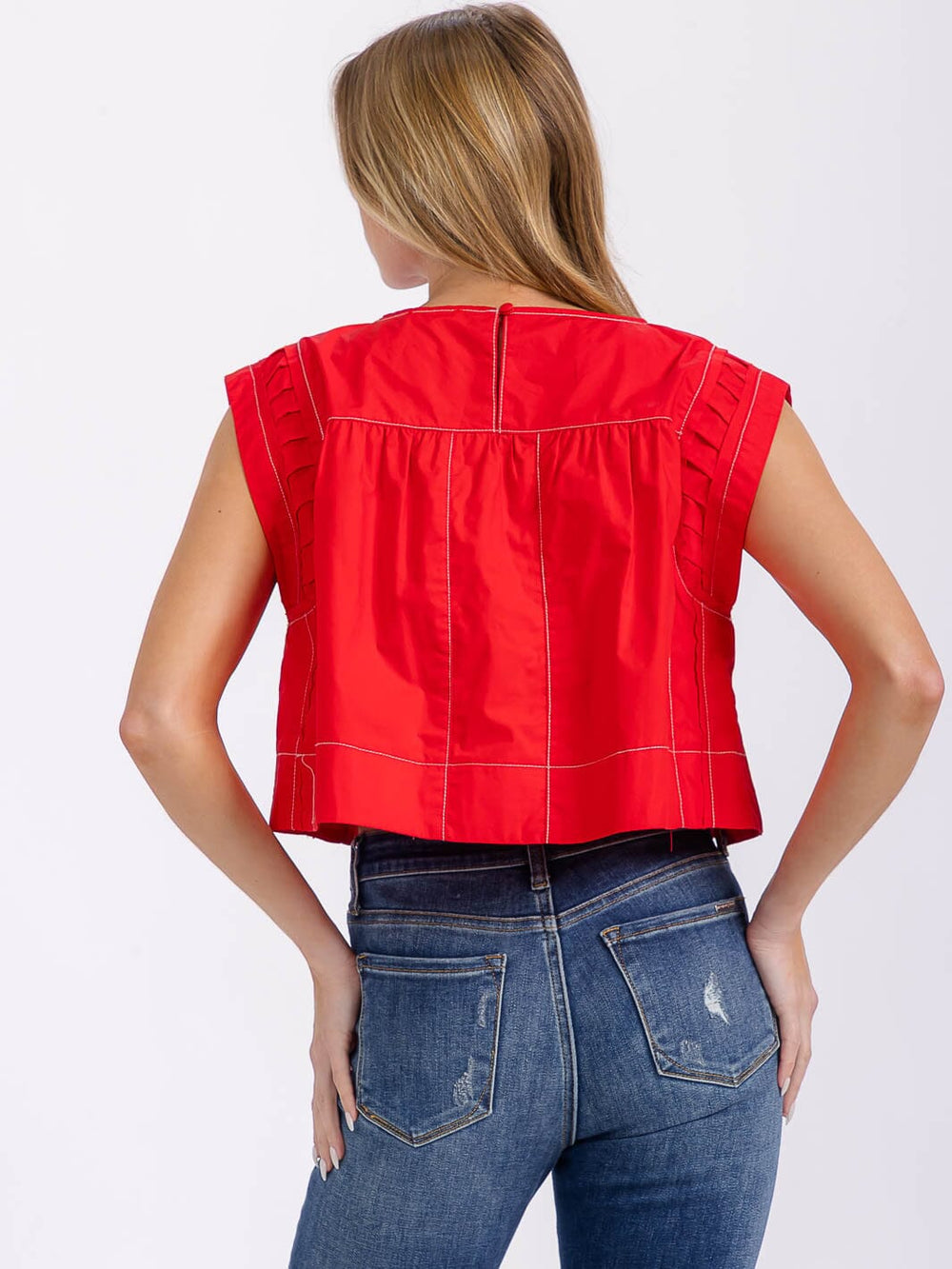 WOMEN'S SLEEVELESS TUNIC TOP