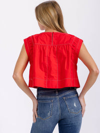 WOMEN'S SLEEVELESS TUNIC TOP