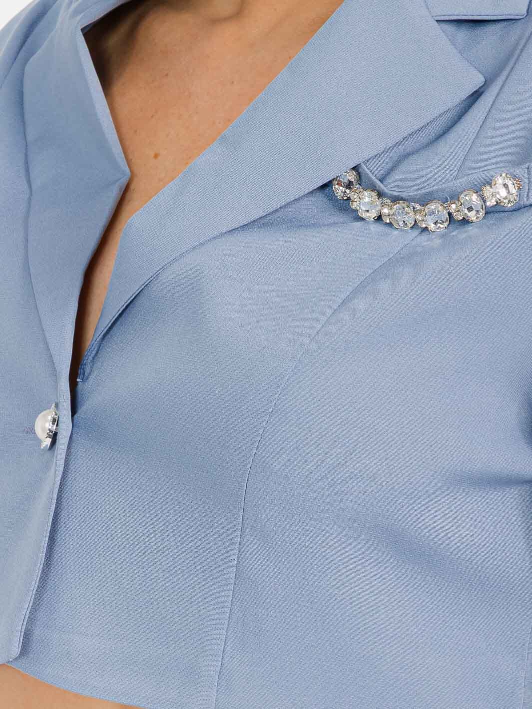 WOMEN'S LONG SLEEVE BLAZER & ZIP UP MINI SKIRT 2PC. SET