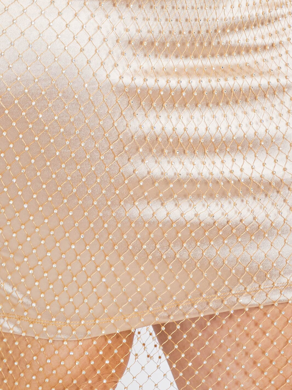 PLUS SIZE SLEEVELESS STUDS DETAILED BODYCON MINI DRESS