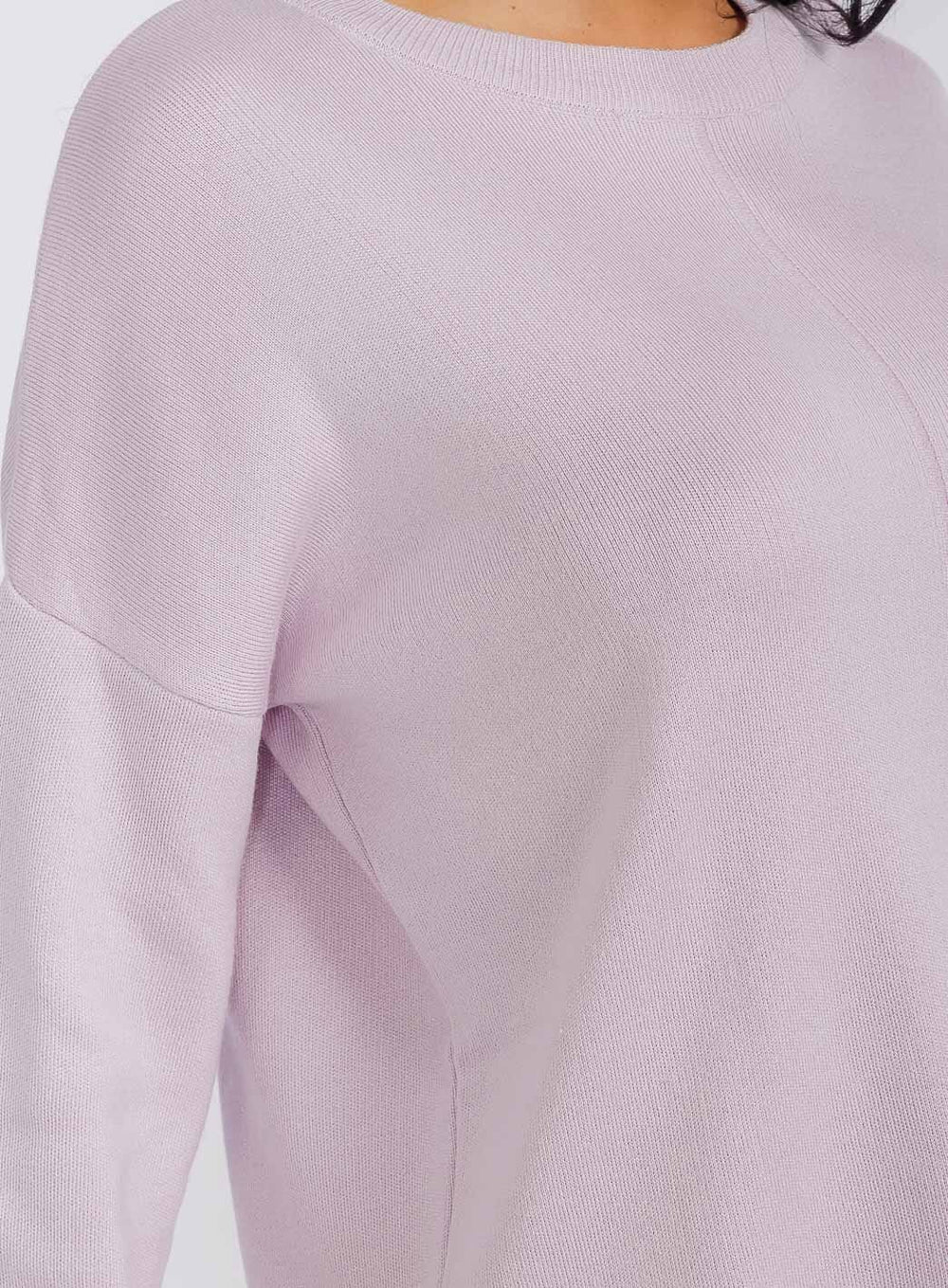 WOMEN'S LONG SLEEVE TOP & ELASTIC WAIST PANTS SOLID 2PC. SET