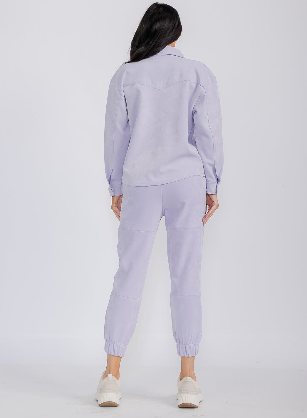 WOMEN'S LONG SLEEVE BUTTON UP FRONT POCKETS TOP
