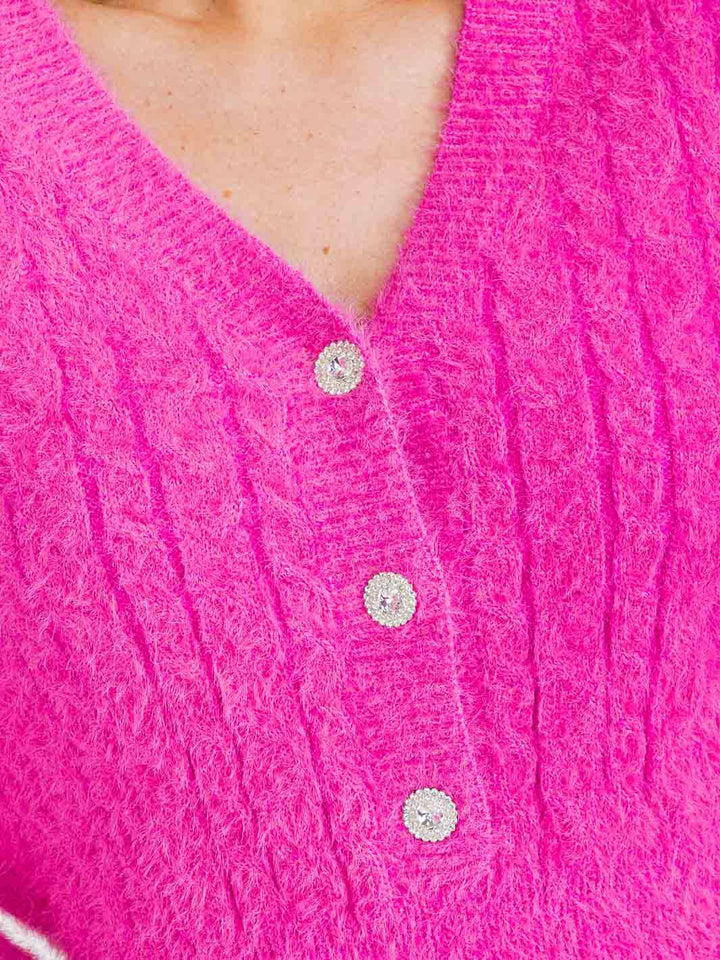 WOMEN'S LONG SLEEVE BUTTON UP BODYCON MINI DRESS