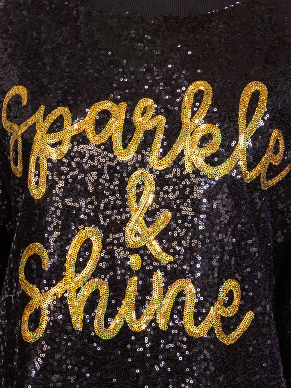 WOMEN'S SHORT SLEEVES GRAPHIC TUNIC SEQUINS MINI DRESS